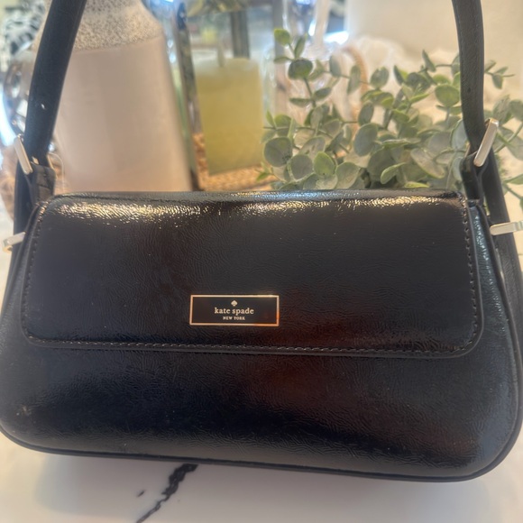 Kate Spade Shiny Black Clutch - Picture 4 of 16
